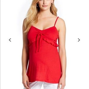 NWT Tie Front Maternity Tank Top